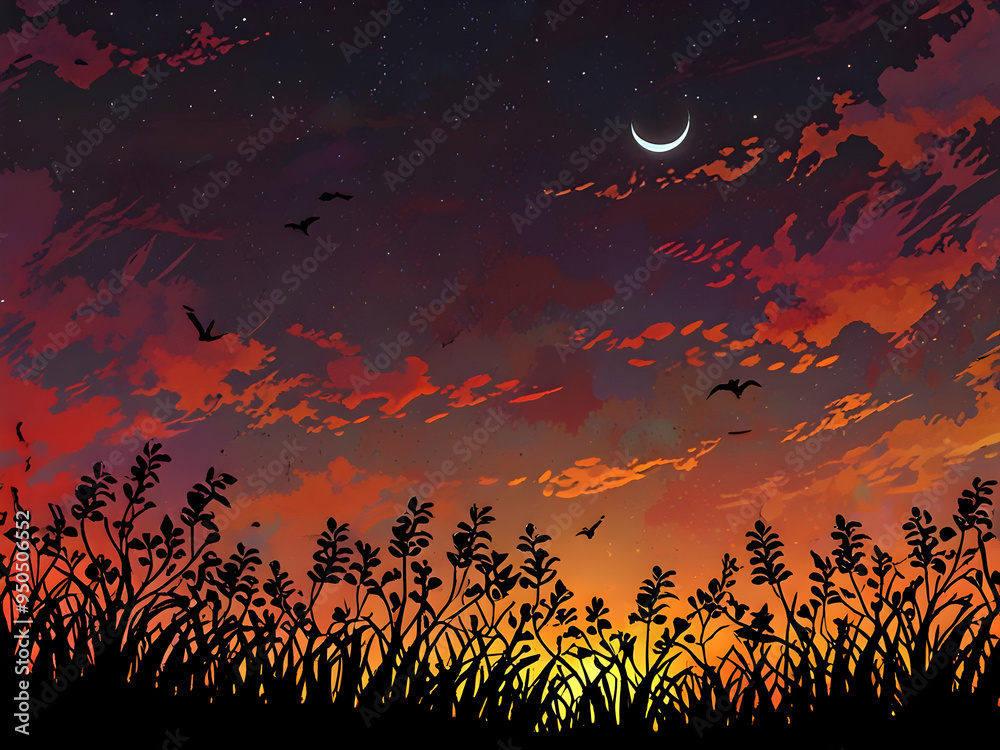 halloween background with bats,Ai generated halloween background with bats,Ai generated