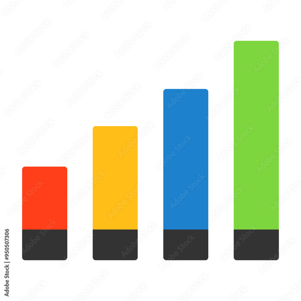 Signal strength Vector Icon Design Signal strength Vector Icon Design