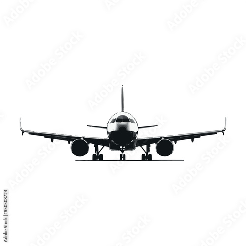 airplane isolated on white background