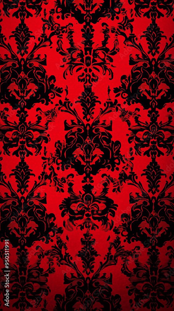 A red and black patterned fabric, wallpaper mobile A red and black patterned fabric, wallpaper mobile