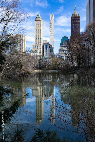 A view of New York from central park