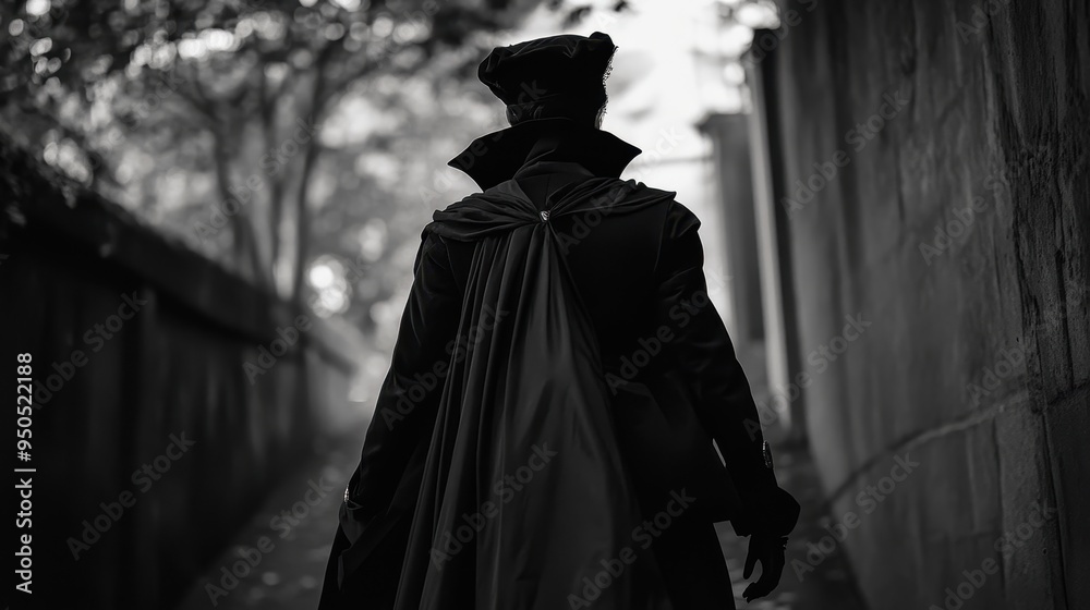 Mysterious Figure Shrouded in Darkness Mysterious Figure Shrouded in Darkness