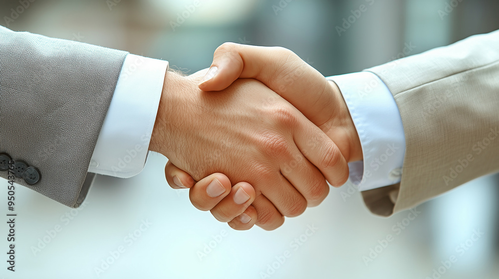 Professional handshake, close-up, against a sleek. Professional handshake, close-up, against a sleek.