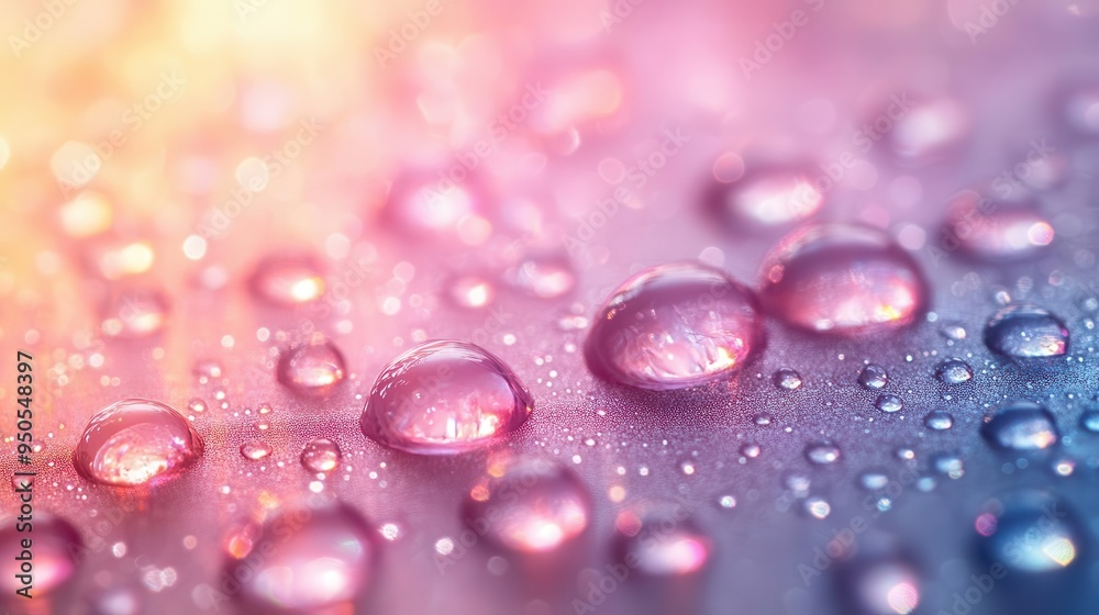 macro photography of crystalline water droplets prismatic light refraction intricate surface tension details clean white background macro photography of crystalline water droplets prismatic light refraction intricate surface tension details clean white background
