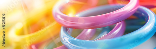 Vibrant Array of Abstract Forms

