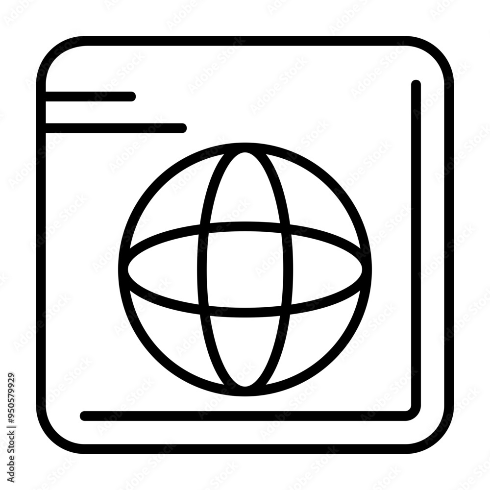 Globe Vector Icon Design Globe Vector Icon Design