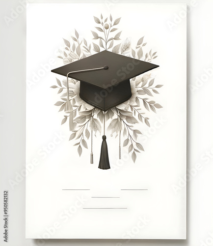 graduation cap diploma
certificate of completion template