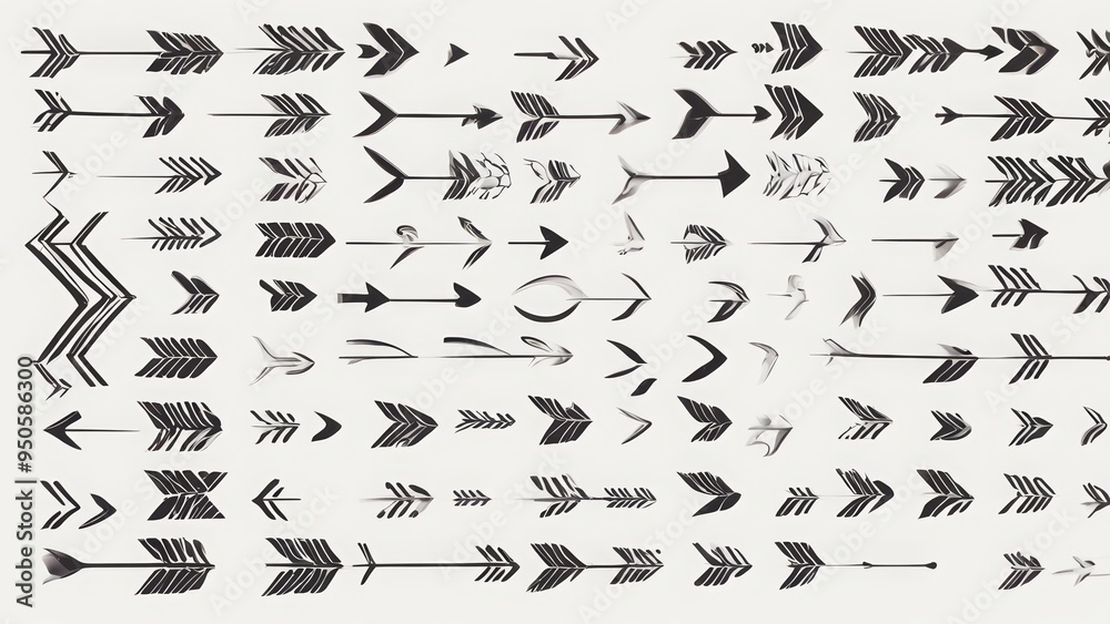 set of arrows set of arrows