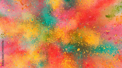 Colored powder explosion , ...
