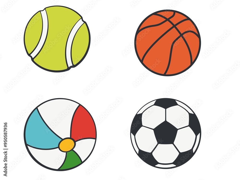 Here a colorful football is placed on a white background Here a colorful football is placed on a white background