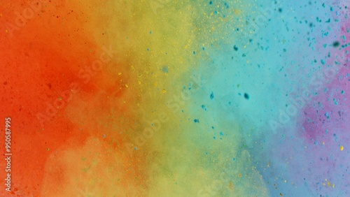 Colored powder explosion , ...