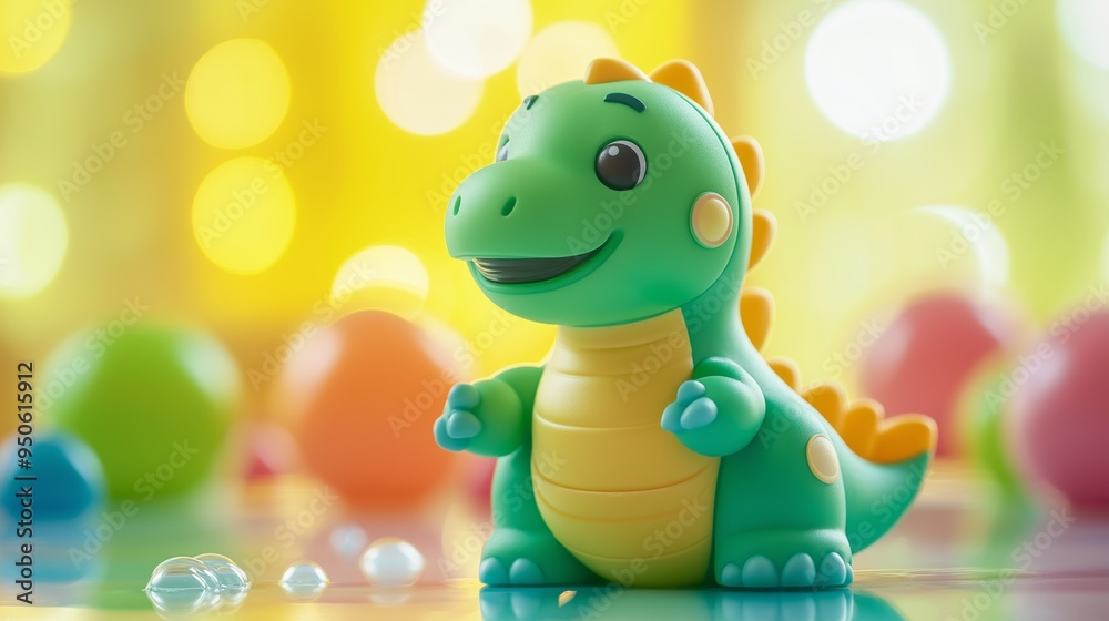 Naklejka premium Toy Dino cute