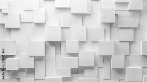 A white wall made of white blocks, mobile wallpaper