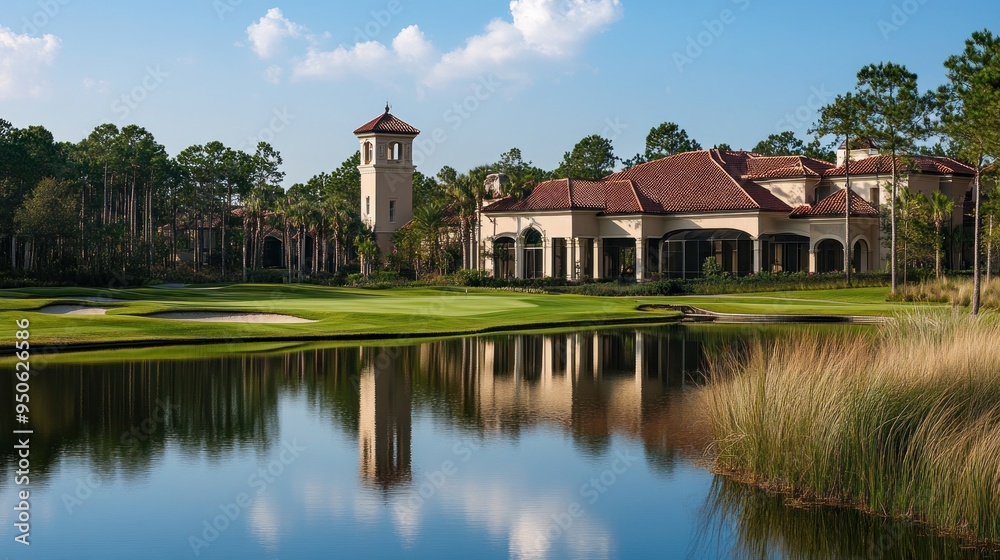 Luxury Golf Course Estate with Water Feature Luxury Golf Course Estate with Water Feature