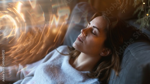 Therapist Uses Hypnosis to Heal Woman's Mental Issues in a Relaxing Therapy Session Setting