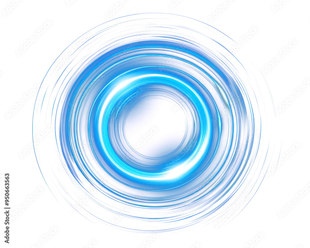 PNG Futuristic glowing blue light circle PNG Futuristic glowing blue light circle