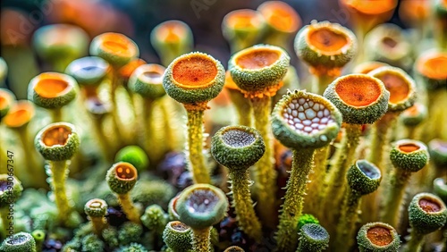 Macro+Lichen+Spore photo