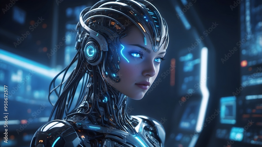 Futuristic Femme: AI and Femininity Combined Futuristic Femme: AI and Femininity Combined
