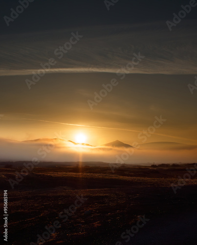 sunrise niceland  photo