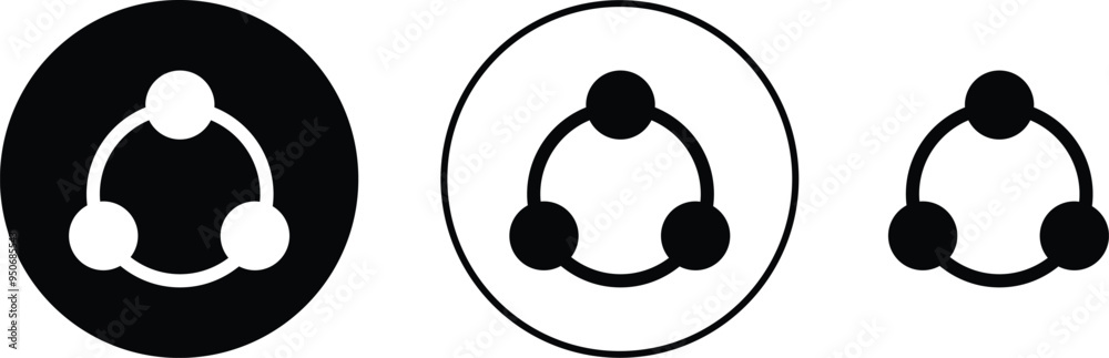 A set of linear and flat social media interface icons, such as share, save, like, search, send, message, and a person vector collection isolated on transparent background. Symbol use for web and app.