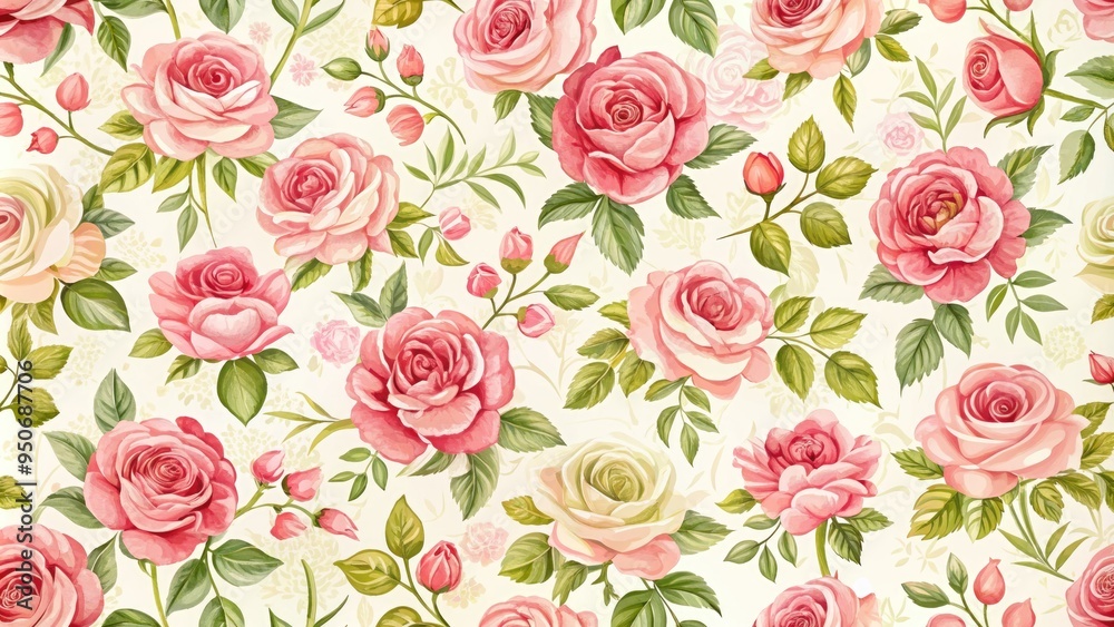Rose+pattern+illustration Rose+pattern+illustration