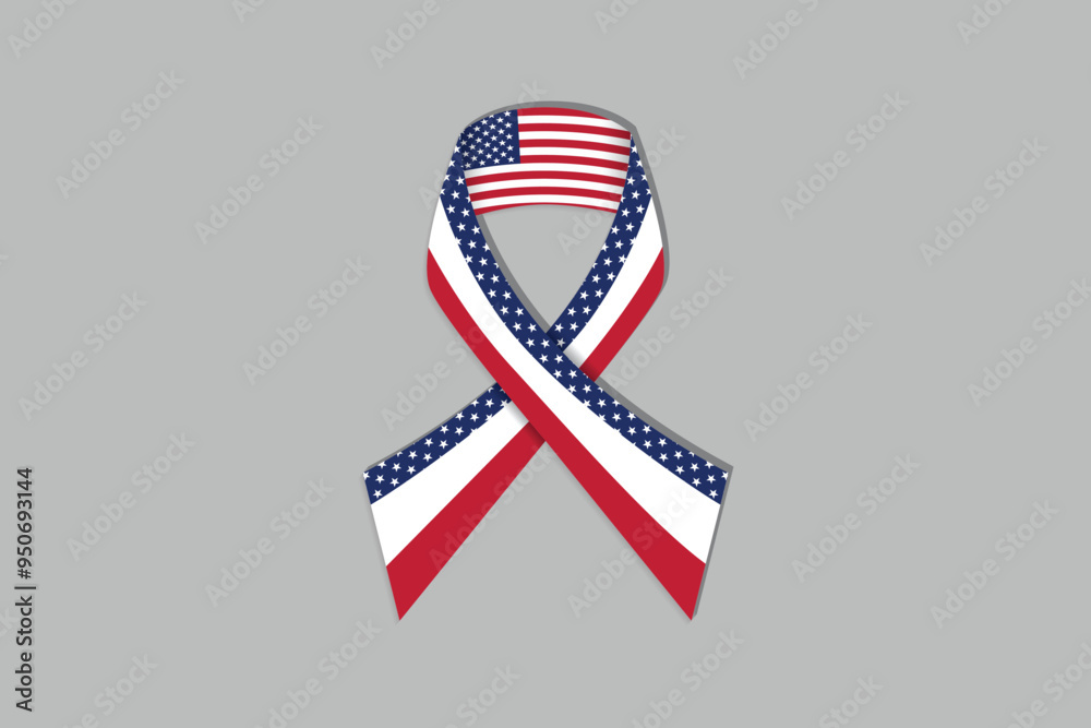 Fototapeta premium Peace for America, USA shape, USA vector illustration, Vector flag of USA, united states, Coloured USA flag, Vector illustration of american flag 