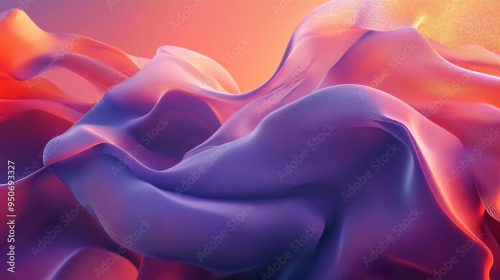 Obraz premium Abstract Wallpaper Lively Organic Lines with Bold, Vibrant Colors