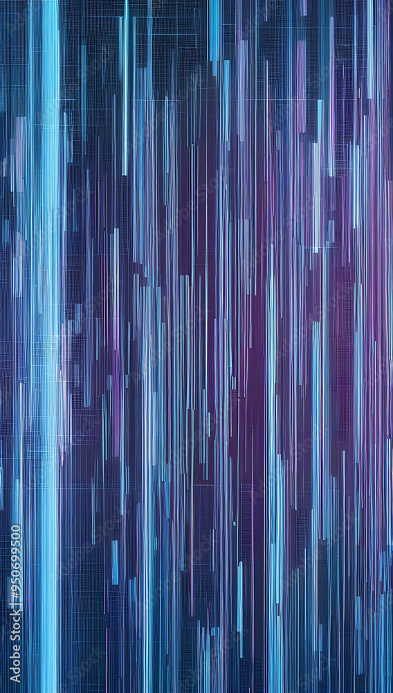 Dynamic abstract wallpaper with vertical lines in shades of blue and violet, glitch style Dynamic abstract wallpaper with vertical lines in shades of blue and violet, glitch style