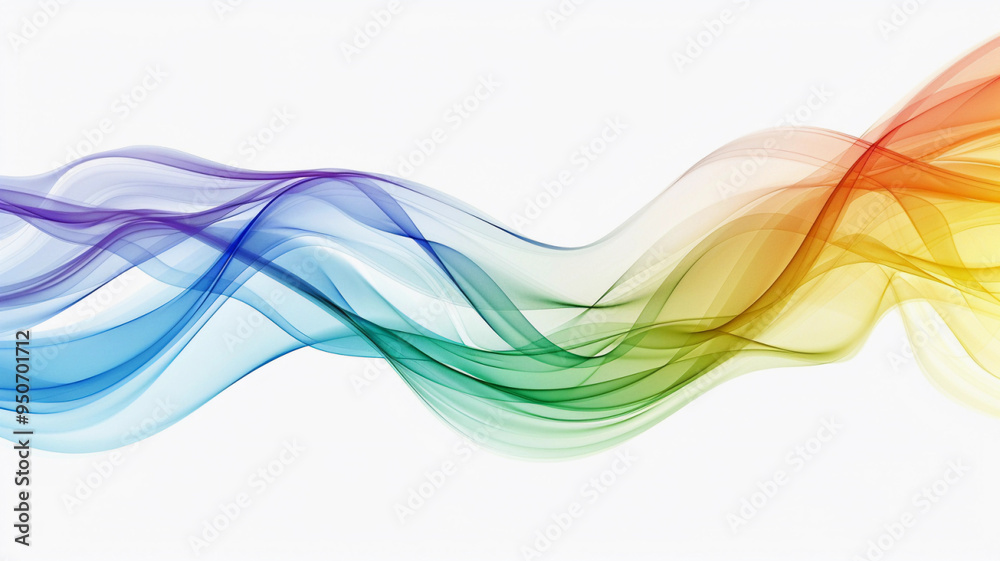Rainbow colored energy waves dancing across the screen wallpaper background Rainbow colored energy waves dancing across the screen wallpaper background