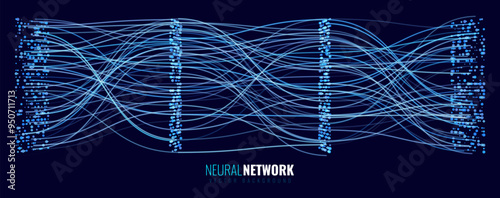 Layers Inside GPT General Purpose Transformer Convolutional Neural Network Architecture. How AI Work. Data Science, Machine Learning, Artificial Intelligence. AI Tech Science Vector Illustration.