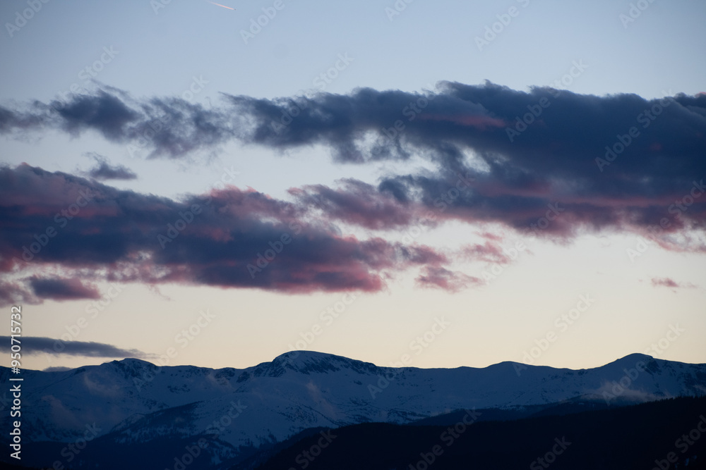 Clouds at sunset Colorado Clouds at sunset Colorado