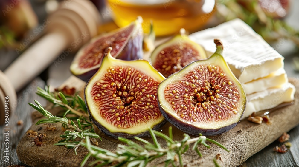 Delectable Fig Harvest: A Gourmet Delight on the Rustic Table Delectable Fig Harvest: A Gourmet Delight on the Rustic Table