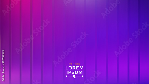 Glass Morphism Purple Violet Lines Background. Translucent Blue Stripes Glass Abstract Shapes. Interior Business Presentation Backdrop. Vector Illustration.