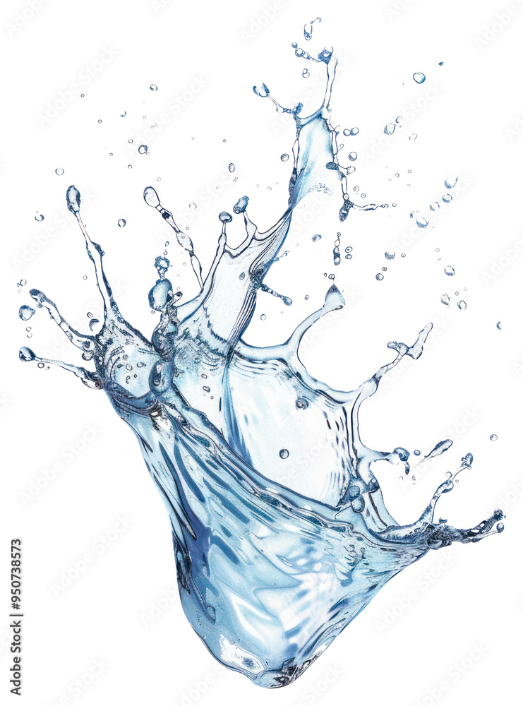 PNG Dynamic water splash on white PNG Dynamic water splash on white