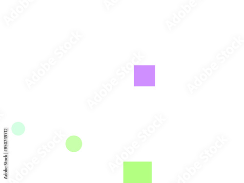 Abstract symbol pattern listed as a design with disassembled shapes.  Multicolored doodles in the form of geometric elements are randomly scattered. 