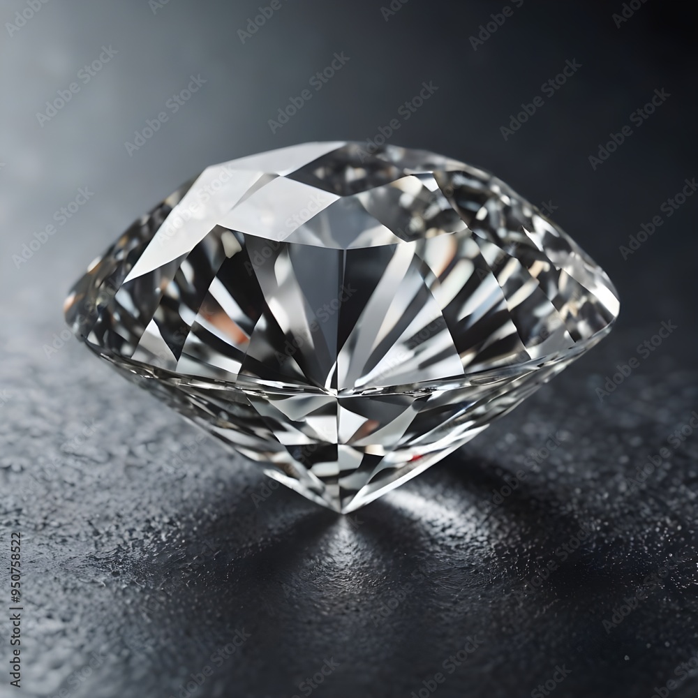 A grey diamond. grey background A grey diamond. grey background