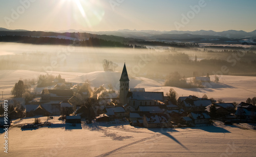 Merazhofen in the German Alps in the Allgäu photo