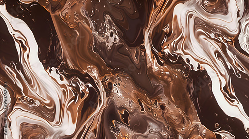 chocolate color marble background, modern and seamless