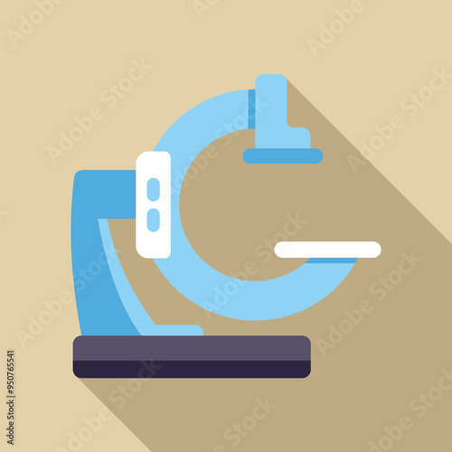 Medical scanner standing in an examination room, representing modern healthcare technology and diagnostics