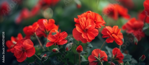 Beautiful Flowers With Bright Red Color Is Very Beautiful To Grow In Summer