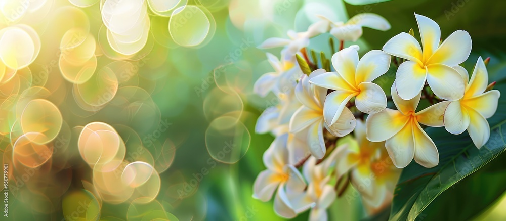 Beautiful Frangipani Flowers