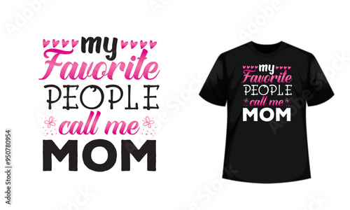 Mothers Day Tshirt Design Mom Love