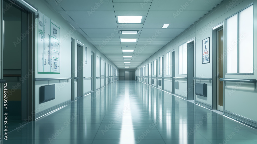 The interior design features a sleek and contemporary white corridor or hallway within a modern luxurious building. The space is designed with a minimalist approach, incorporating stylish waiting seat The interior design features a sleek and contemporary white corridor or hallway within a modern luxurious building. The space is designed with a minimalist approach, incorporating stylish waiting seat