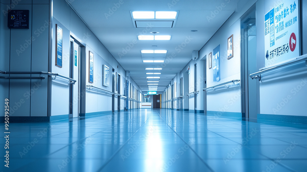 The interior design features a sleek and contemporary white corridor or hallway within a modern luxurious building. The space is designed with a minimalist approach, incorporating stylish waiting seat The interior design features a sleek and contemporary white corridor or hallway within a modern luxurious building. The space is designed with a minimalist approach, incorporating stylish waiting seat