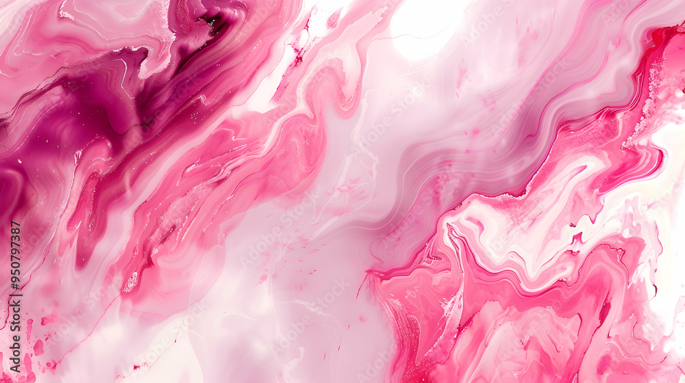 Obraz premium deep pink color marble background, elegant and minimalist