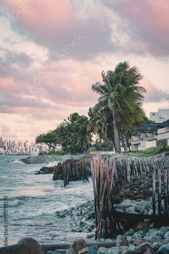 Praia na Cidade de João Pessoa