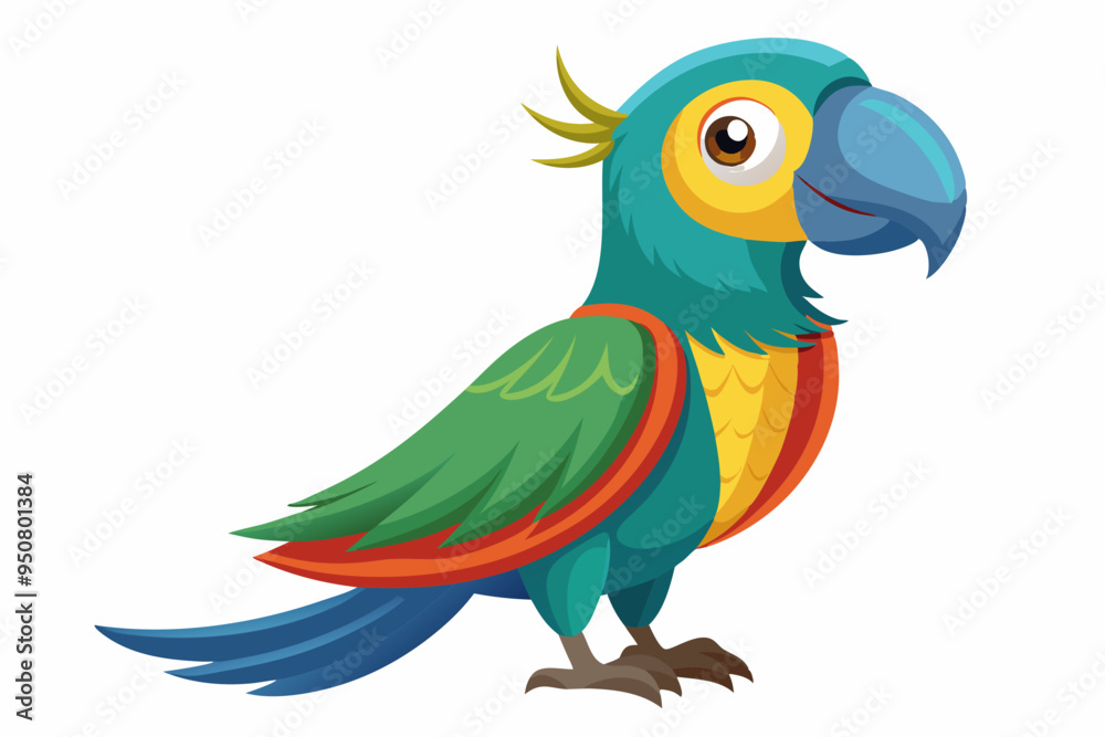 Fototapeta premium parrot vector art illustration