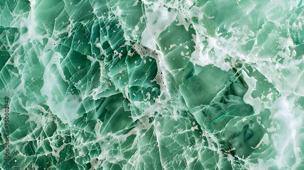 Obraz premium fern green color marble background, seamless and sleek