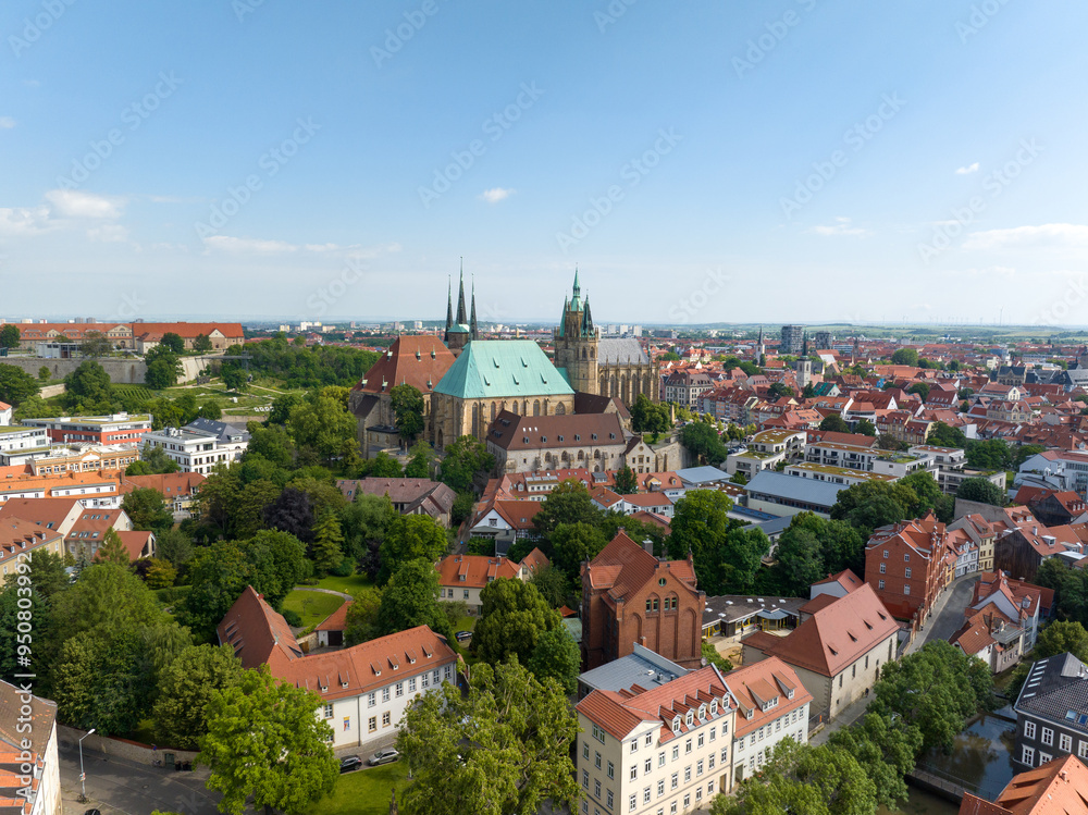 Fototapeta premium Erfurt Cathedral in Thuringia in Germany | Erfurter Dom