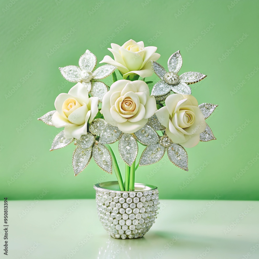 Obraz premium bouquet of flowers in a vase